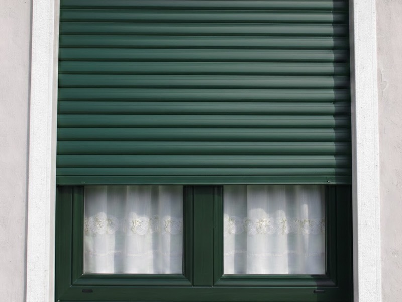 Rulou exterior verde