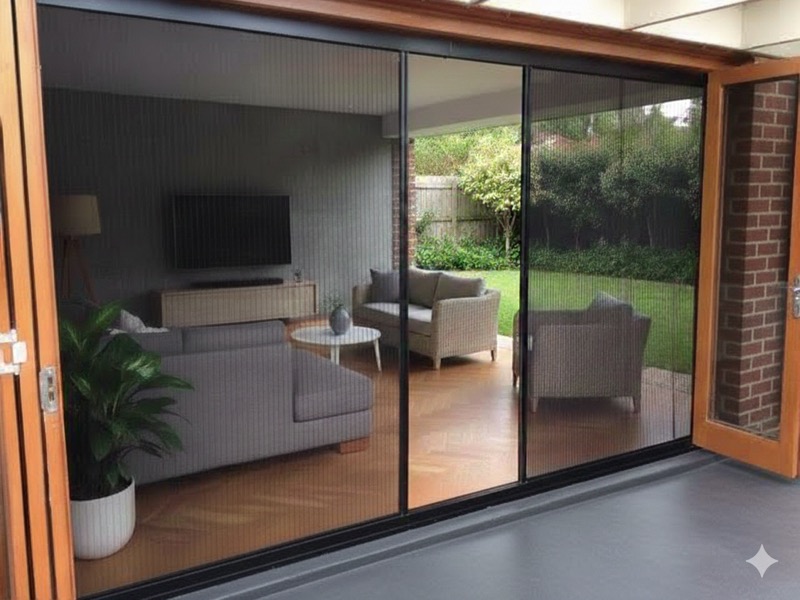 Plasă antiinsecte terasă